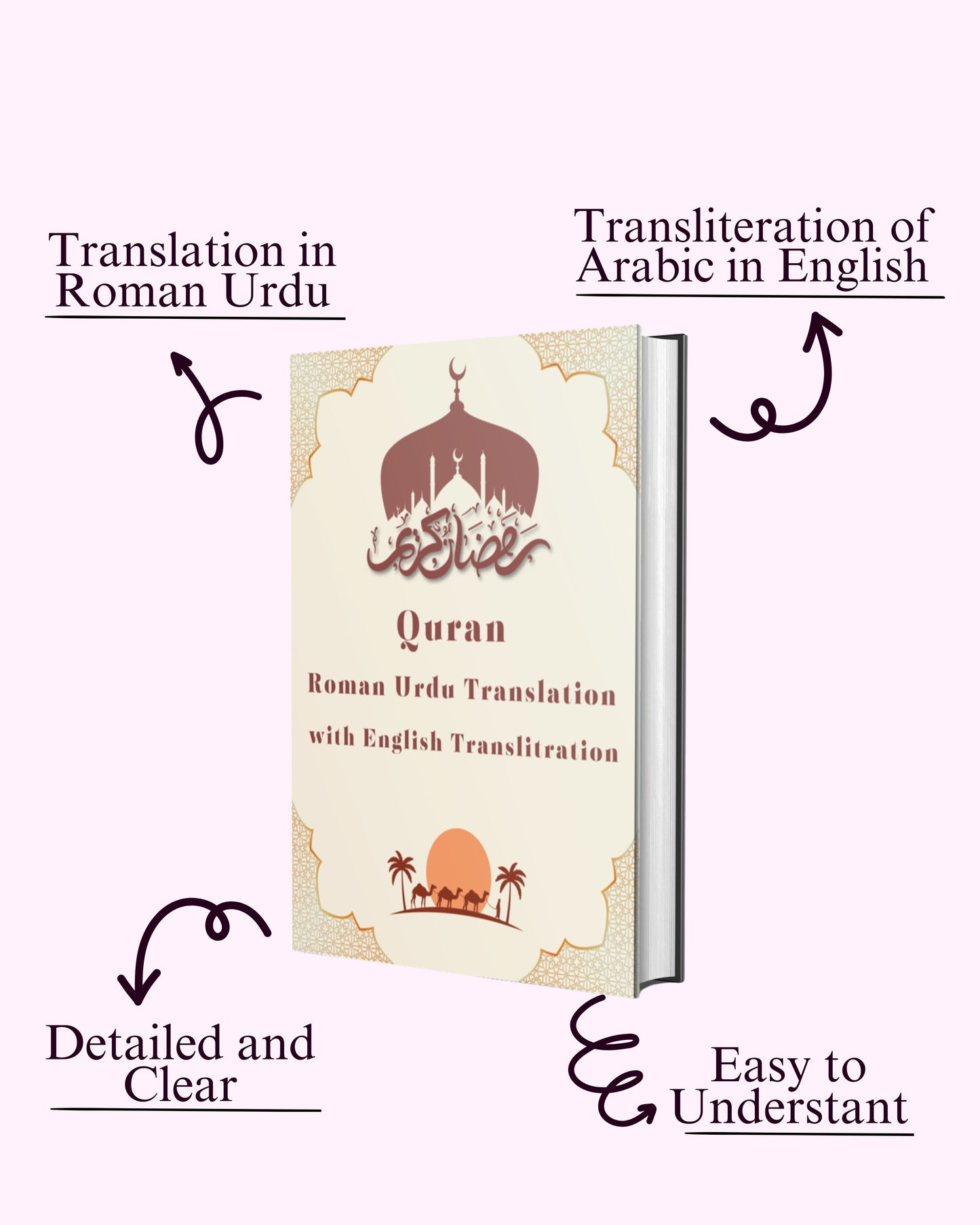 Translation of Quran in Roman Urdu with Transliteration (Ebook)